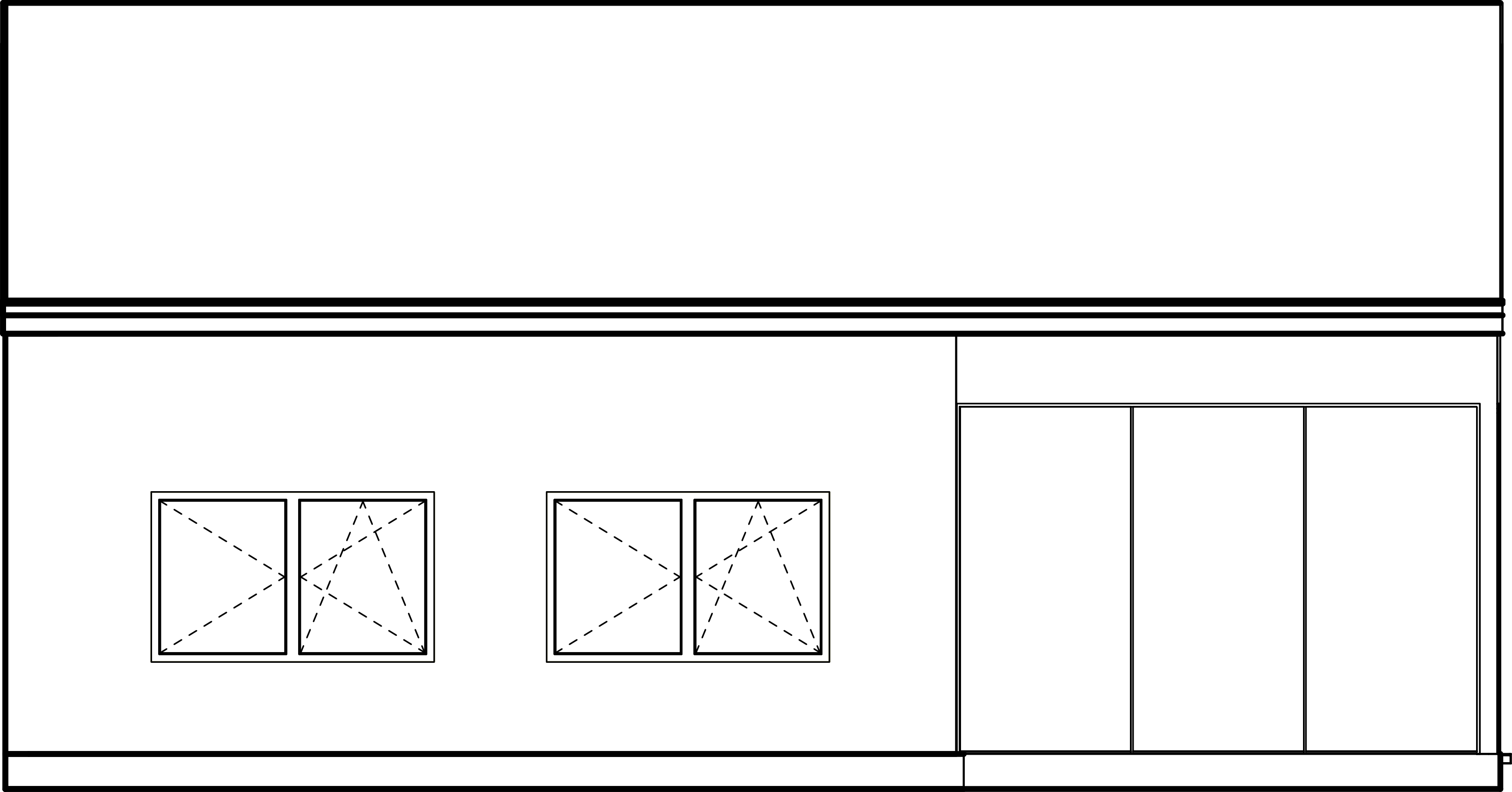 Front elevation study