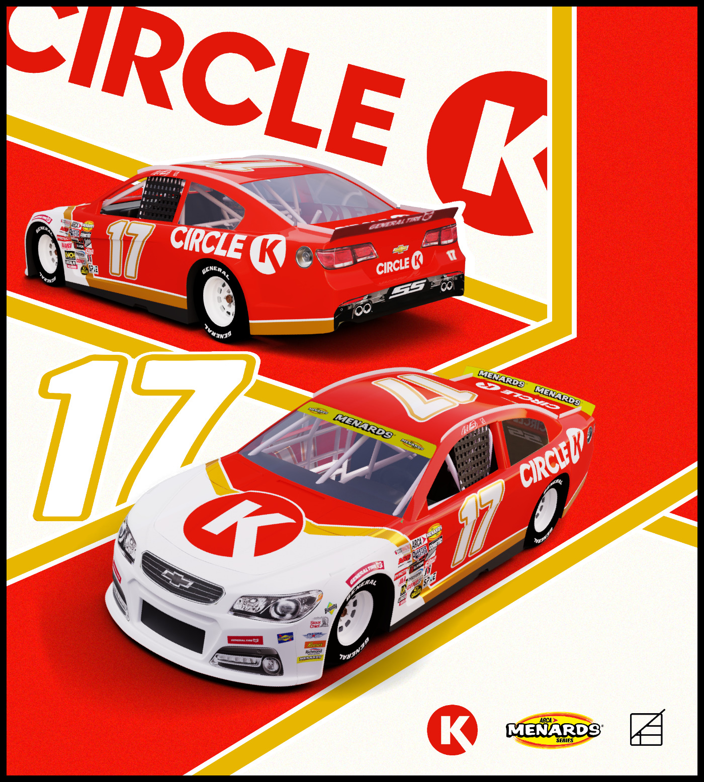 Circle K #17 Chevrolet livery