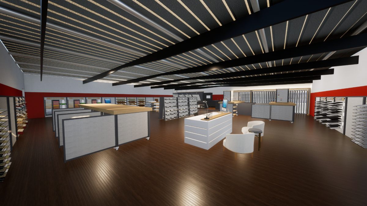 Do It Best showroom interior render