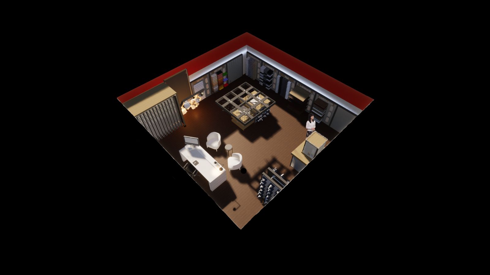 Small layout · 634 sq ft