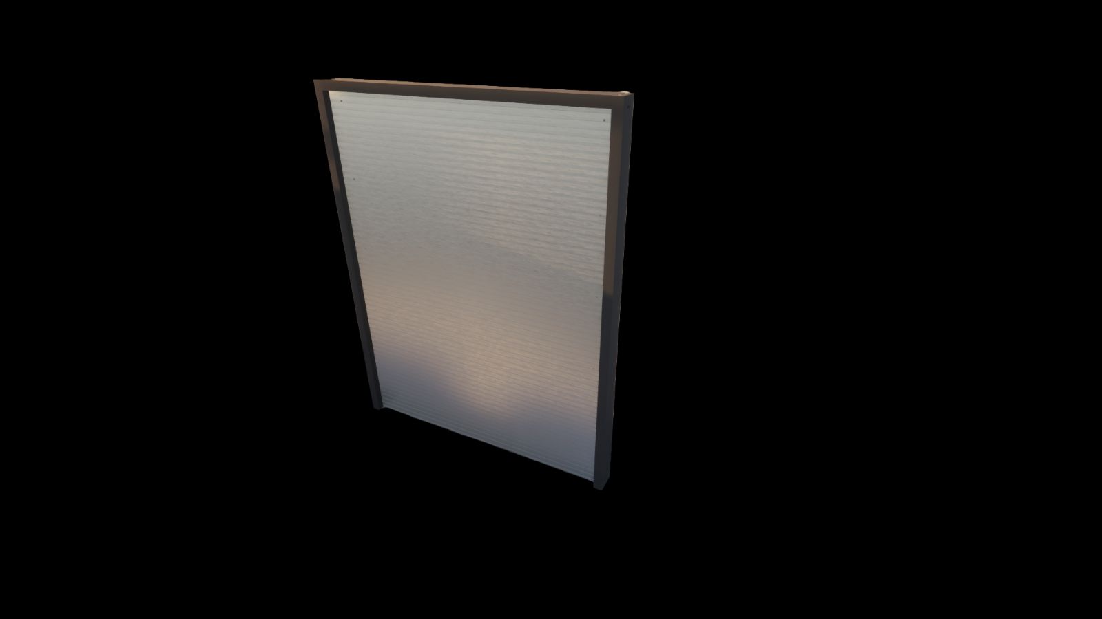 Module study — slat wall